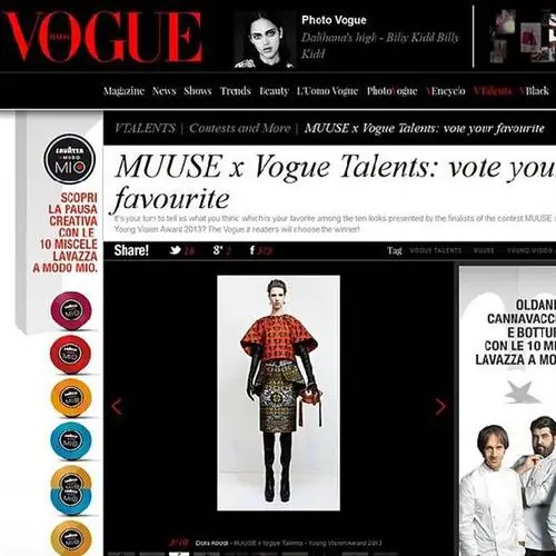 Голосуйте за Дору Абоди в Vogue Talents!
