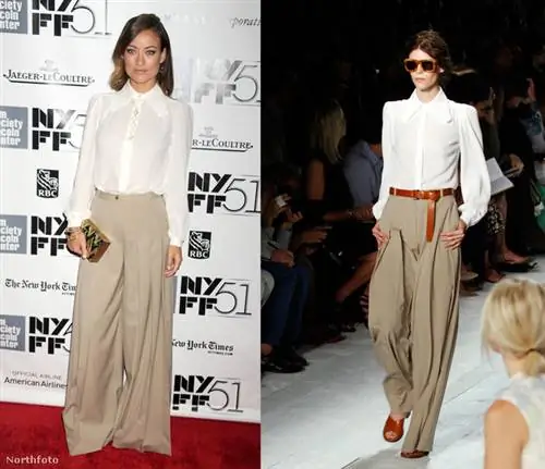 Знаменитости уже дефилируют в коллекциях следующей весны