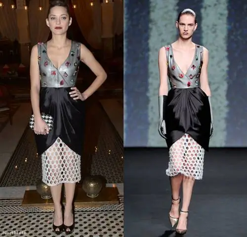 Нам кажется, что это платье напоминает нам ловцов жемчуга: из-за юбки в форме ракушки и сетчатой части