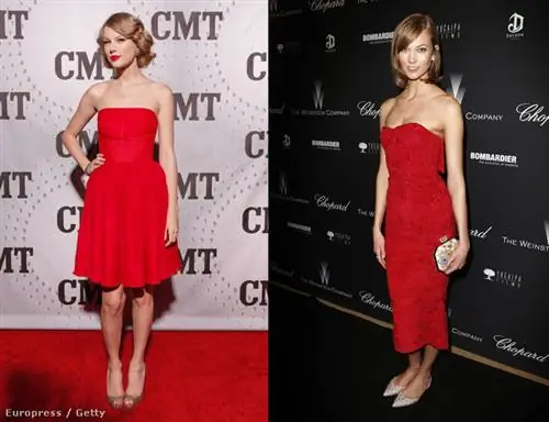 Горячие женщины в красном