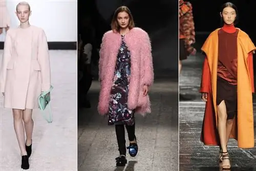Проводим осень в желтых или розовых пальто