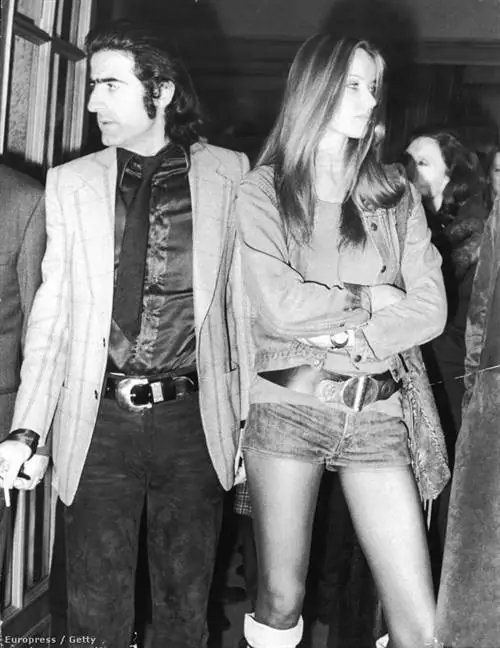 Немецкая графиня, ставшая моделью Верушка, и итальянский фотограф Франко Рубартелли в 1971 году