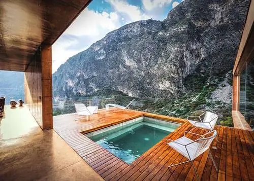 Традиционная мексиканская архитектура была со вкусом смешана с современными элементами