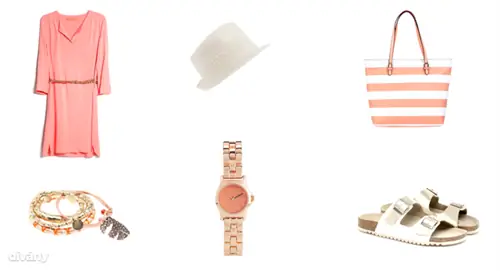 Платье - 8995 HUF (Mango), браслет - 1995 HUF (Bershka), часы - 21,11 евро (New Look/Asos), сумка - 3990 HUF (F&F), шапка - 3495 HUF (Parfois), тапочки - 7995 HUF (Oysho)