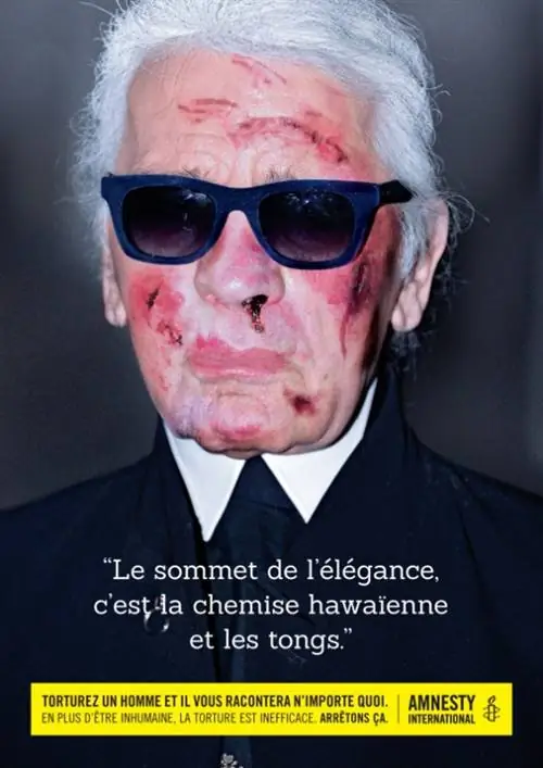 Карл Лагерфельд тоже не ушел без пыток