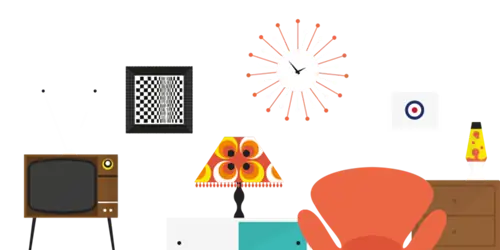 Благодаря движениям, пропагандирующим свободную любовь, в 1960-е годы возродился своеобразный контрмодернизм, который в основном проявлялся в том, что новые, модернистские предметы наивно смешивались с традиционными аксессуарами, отсылающими к историческому прошлому