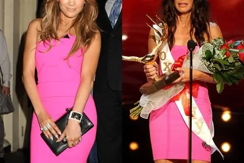 Сандра Буллок стала пай-девочкой десятилетия в платье Дженнифер Лопес