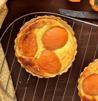 Творожно-персиковый пирог