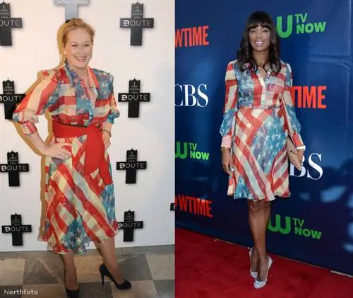 Одно и то же платье, разница в 5 лет