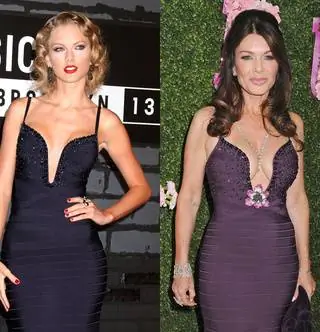 Тейлор Свифт пострадала от макияжа с огромным декольте