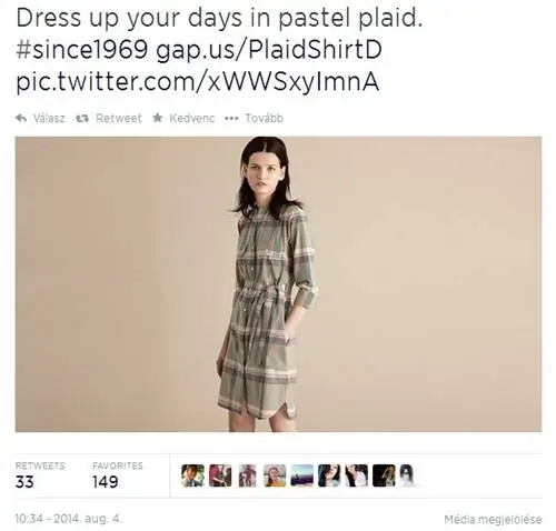 Бренд разместил пост на своей официальной странице в Twitter, где рекламирует свою последнюю коллекцию одежды на постыдно худой модели