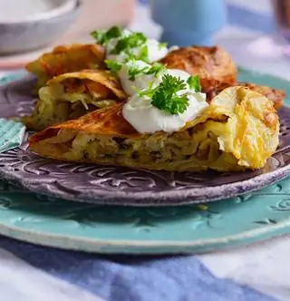 Сытные пирожки: с грибами и ветчиной