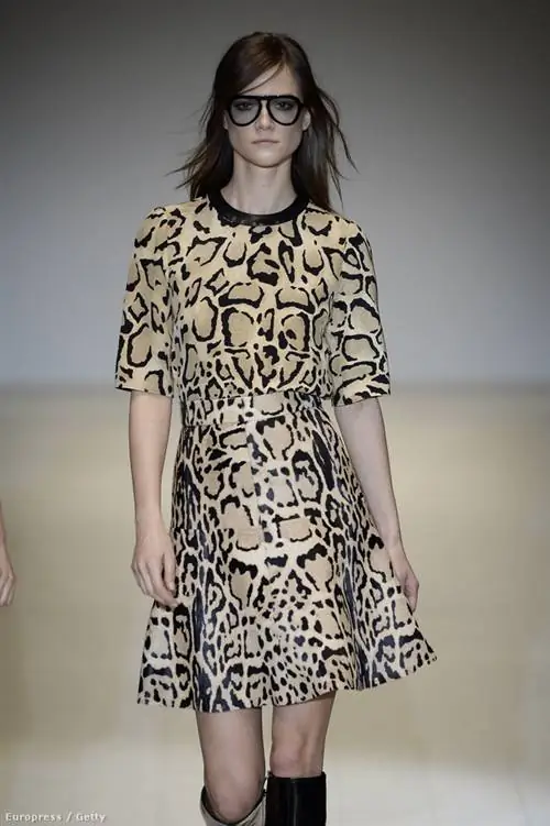 12. леопардовый принт у Gucci