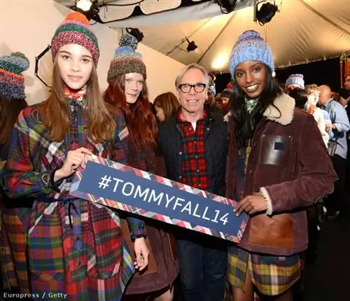 Tommy Hilfiger отправлял женщин в горы в мини-юбках