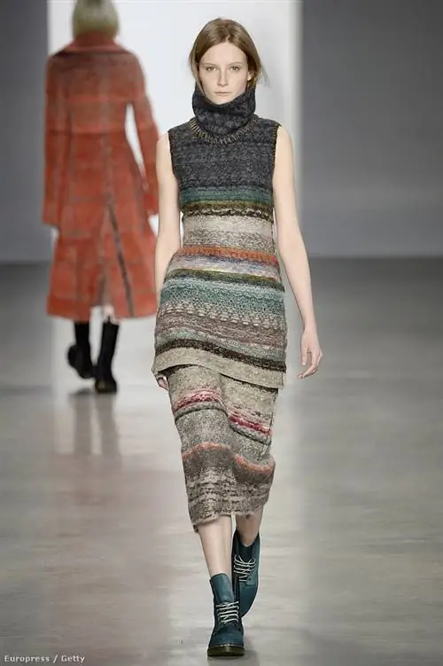 Франциска Галл также прошлась по подиуму Calvin Klein