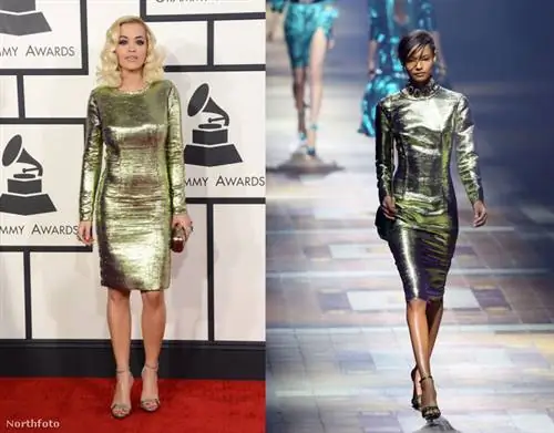 Рита Ора буквально блистала в платье Lanvin