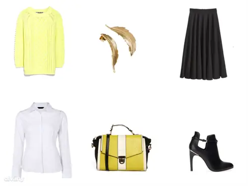 Свитер - 5995 HUF (Zara), рубашка - 3990 HUF (F&F), юбка - 9990 HUF (H&M), серьги - 990 HUF (H&M), сумка - 36 HUF (Warehouse/Asos), обувь - 13995 HUF (Stradivarius)