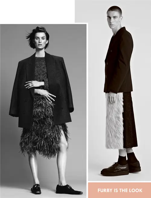 Йоджи Ямамото дарил парням меховую юбку