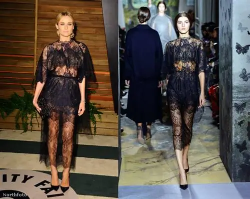 Дайан Крюгер выбрала платье Valentino для вечеринки Vanity Fair по случаю вручения премии «Оскар»