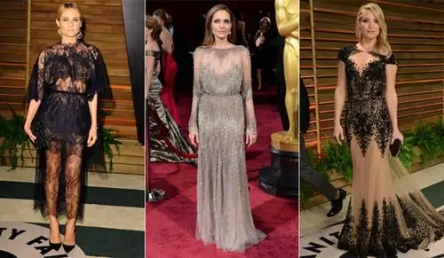 Знаменитости едва прикрыты своей прозрачной одеждой