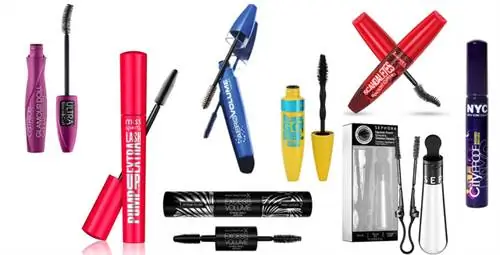 Выбор слева направо: Catrice, Miss Sporty, Avon, Max Factor, Maybelline, Rimmel, Sephora, NYC