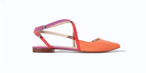 Даже ассортимент сандалий в Zara неплох, например, эта розово-оранжевая стоит 6 990 форинтов