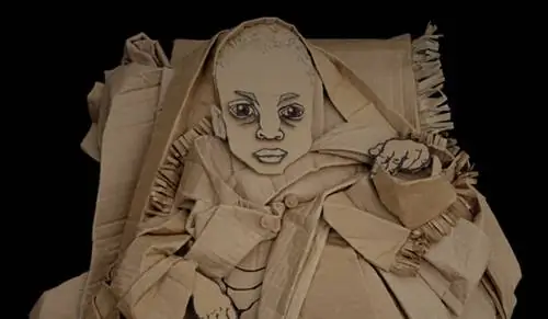 Картонными рельефами для улучшения мира