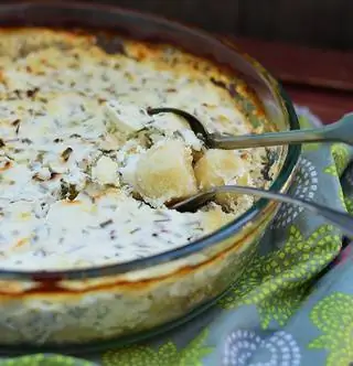 Почти страпацкая: картофельные клецки с бараньим творогом