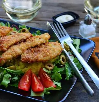 Жареное мясо с пармезаном из духовки