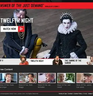 Прокат спектаклей театра Шекспира