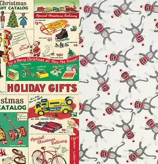 В этом году вы можете повеселиться с оберточной бумагой с блестками и животными