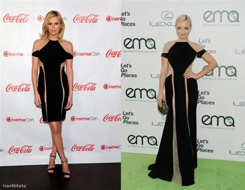 Женщины-знаменитости в оптически обманчивой одежде