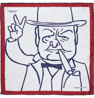 Голову умершего 50 лет назад Черчилля надели на платок