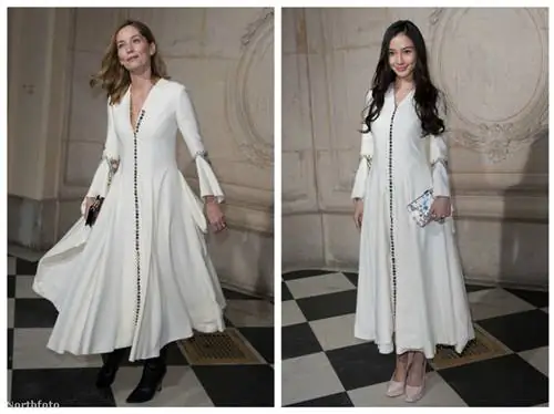 Ну, а это еще круче: пойти на мероприятие в одном и том же спонсорском наряде