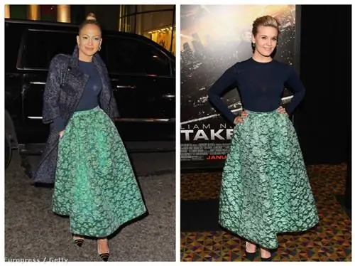 Юбки-миди А-силуэта: мы их любим!