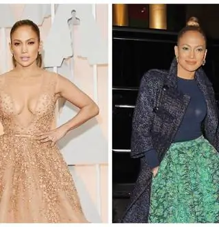 Дженнифер Лопес лучше в вечернем платье или в юбке-миди?