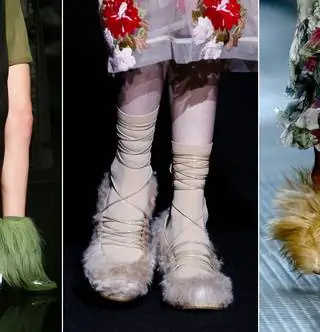 Нам не сойдет с рук пушистая обувь осенью