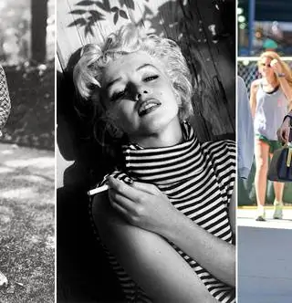 Так носили одежду в матросскую полоску раньше и сегодня