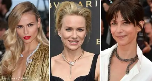 Наташа Поли носит Boucheron, Наоми Уоттс носит Bulgari, Софи Марсо носит Chopard