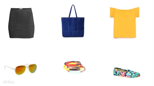 Юбка - 1790 HUF (H&M), сумка - 6995 HUF (Mango), топ - 2995 HUF (Zara), солнцезащитные очки - 2490 HUF (F&F), браслеты - 1995 HUF (Stradivarius), туфли - 3990 HUF (Deichmann)