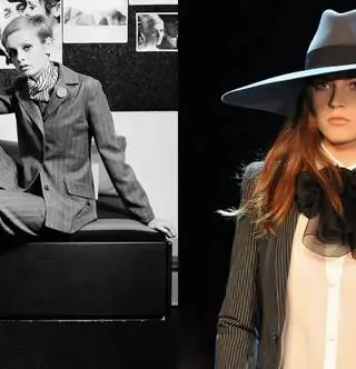 На протяжении 50 лет полосатый костюм не выходит из моды