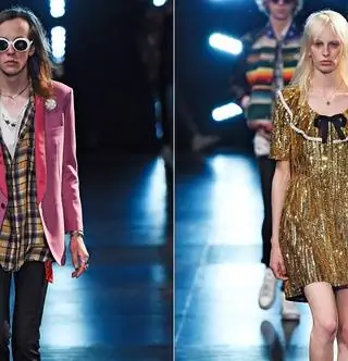 Женщины-модели на неделе мужской моды?