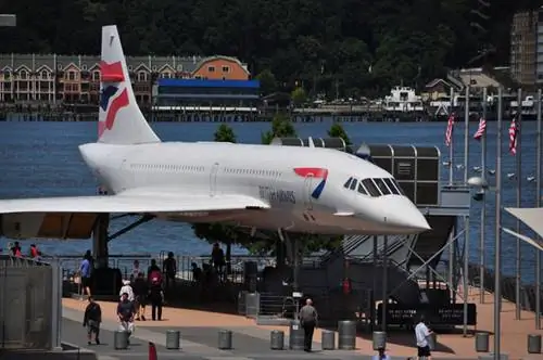 British Airways Concorde в музее Interpid, Нью-Йорк British Airways Concorde в музее Interpid, Нью-Йорк