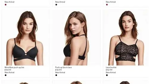 H&M потерял бюстгальтер