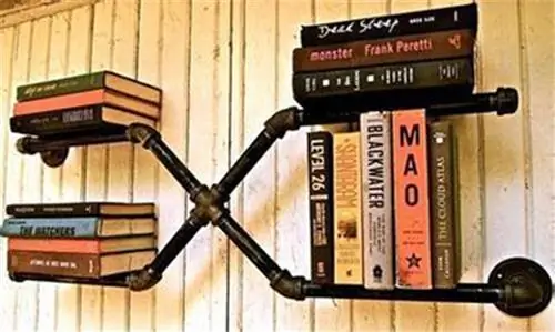 Бесплатная доставка-Iron-Pipes-Bookshelf-American-Country-to-the-Ol Бесплатная доставка-Iron-Pipes-Bookshelf-American-Country-to-the-Ol