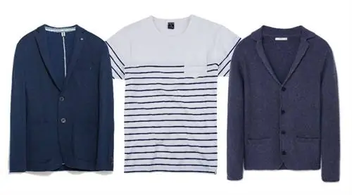 Куртка - 22 995 форинтов (Zara), топ - 7 995 форинтов (Springfield), кардиган - 8 995 форинтов (Mango MAN)