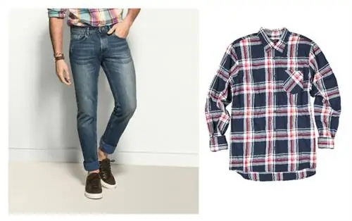 Джинсы - 17 995 форинтов (Massimo Dutti), рубашка - 5 990 форинтов (житель Нью-Йорка)
