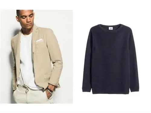 Куртка - 47 995 форинтов (Massimo Dutti), свитер - 8 990 форинтов (H&M)