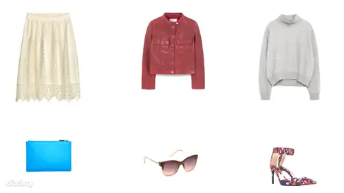 Юбка - 12 990 форинтов (H&M), кожаная куртка - 35 995 форинтов (Mango), свитер - 5 995 форинтов (Zara), сумка - 31,50 форинтов (Asos), солнцезащитные очки - 5 495 форинтов (Parfois), обувь - 11 995 форинтов (Mango) Юбка - 12 990 форинтов (H&M), кожаная куртка - 35 995 форинтов (Mango), свитер - 5 995 форинтов (Zara), сумка - 31,50 форинтов (Asos), солнцезащитные очки - 5 495 форинтов (Parfois), обувь - 11 995 форинтов (Mango)