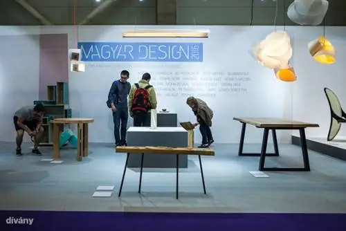 180 квадратных метров, почти два десятка дизайнеров. Это стенд венгерского дизайна в этом году